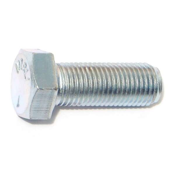 Midwest Fastener Grade 5, 3/8"-24 Hex Head Cap Screw, Zinc Plated Steel, 1 in L, 100 PK 00502 - main